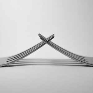 Stainless steel forks